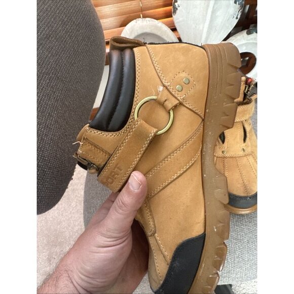 Ralph Lauren Men's Leather Duck Boots Low Top Polo Sport Size 9 - Picture 5 of 12